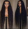 250 Density 13x6 Hd Lace Frontal Wigs Brazilian 32 34 40 Inch Deep Wave Curly  Human Hair Wigs 100%