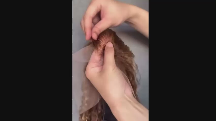 Highlight Wig Human Hair Deep Wave